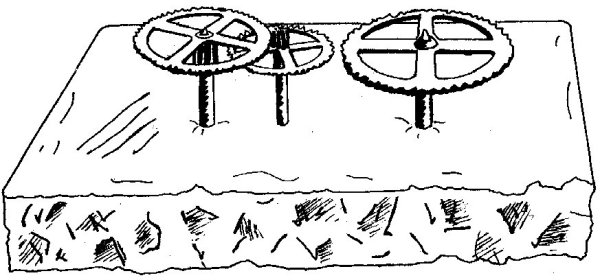 Place the parts in some polystrene